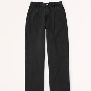 NWT Abercrombie black loose jeans